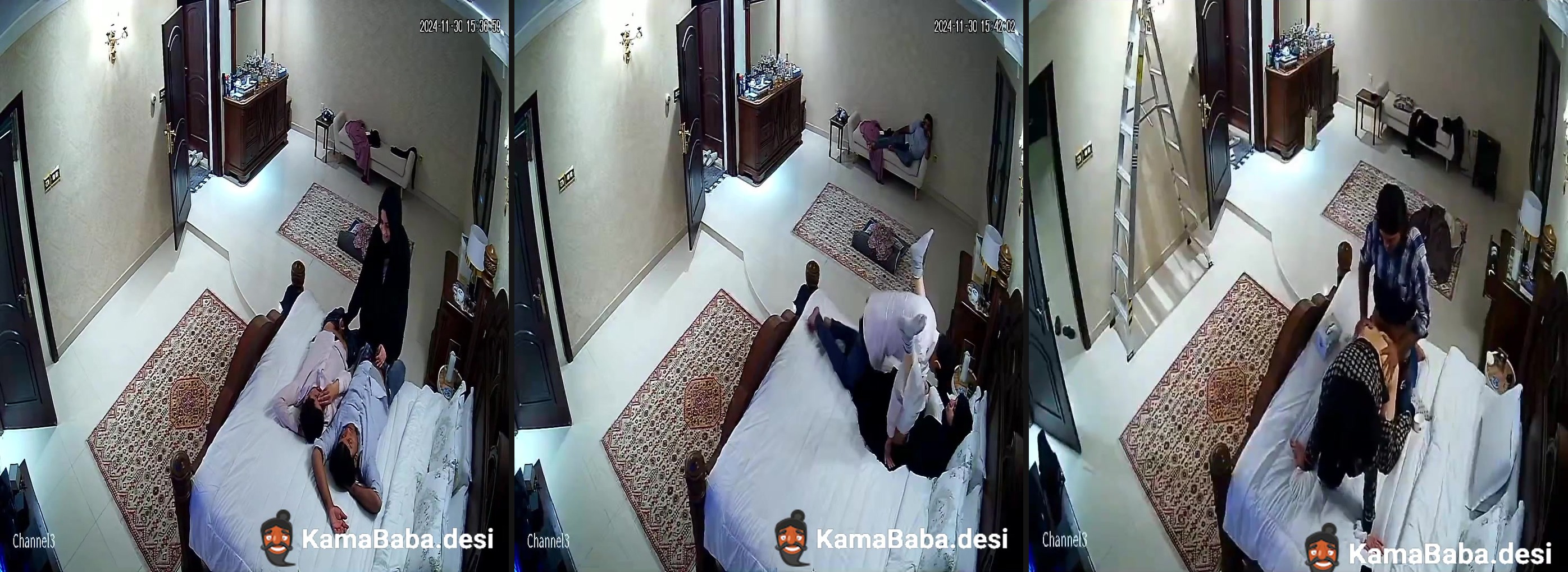 Aapa enjoys threesome sex with cousins in Pakistani porn