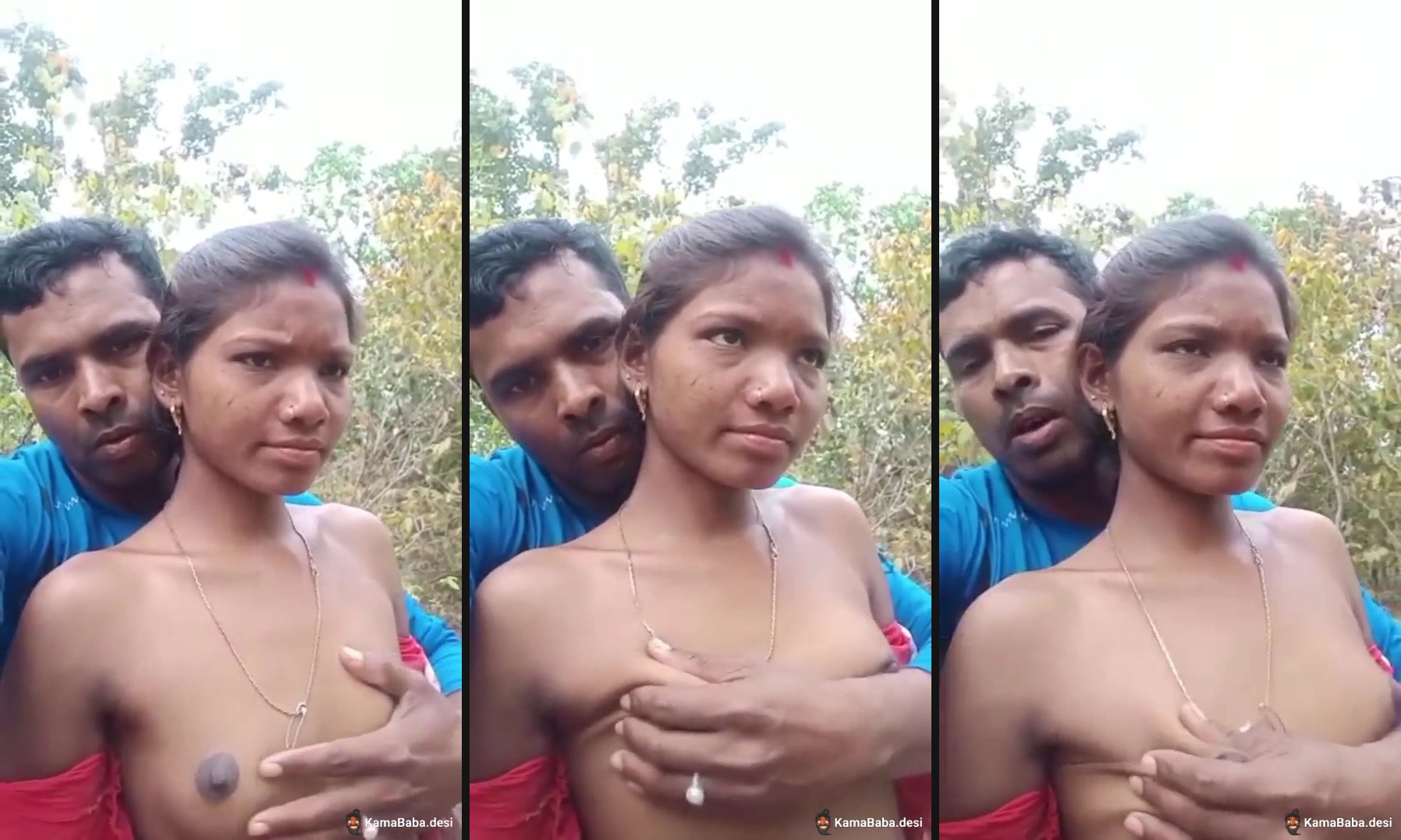 Adivasi couple enjoys Indian outdoor sex in the Jungle - Watch Sinhala Video