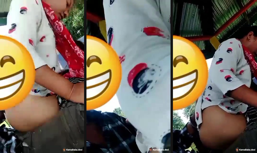 An Assamese girl bounces on her BF's dick in desi outdoor sex