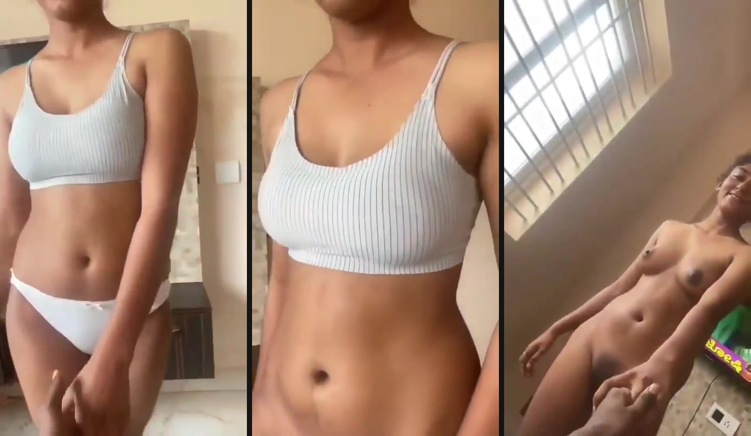 Bangalore IT girl enjoys her lover's fingers in pussy