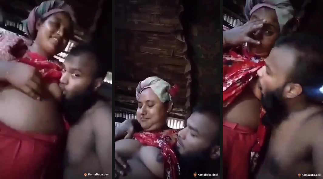 Bangladeshi chuda chudi of a man sucking a neighbor's boobs