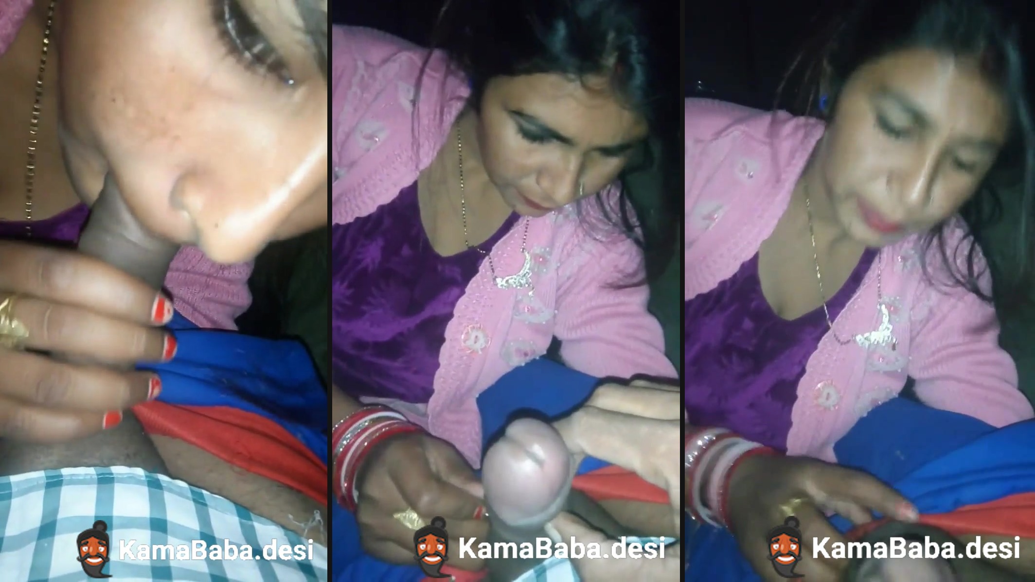 Bhabhi gives a quick desi blowjob to her horny Devar