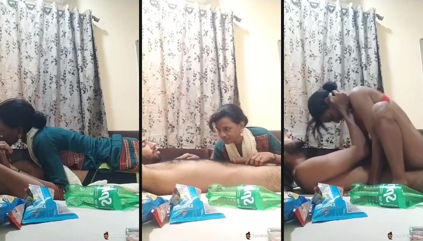 Bhabhi teases Devar and rides on his hard dick in desi porn