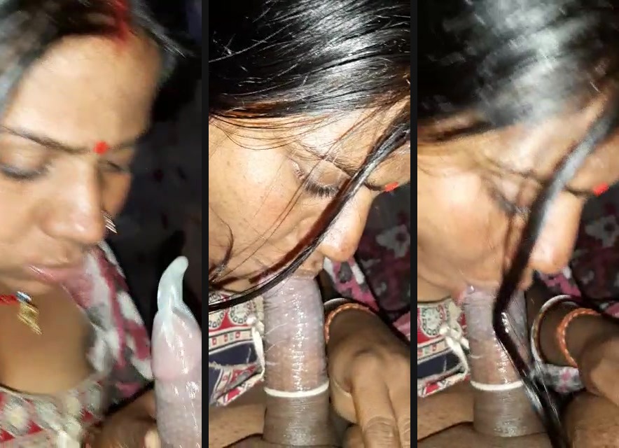 Bhojpuri maid lund chusai MMS | An erotic Dehati Bhojpuri maid lund sucking video is featured in here. With the fear of pandemics; she asked the guy to use condom and he does agree for a safe sex.