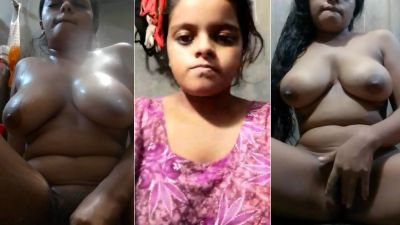 Big-boob sweaty girl masturbates in desi x video