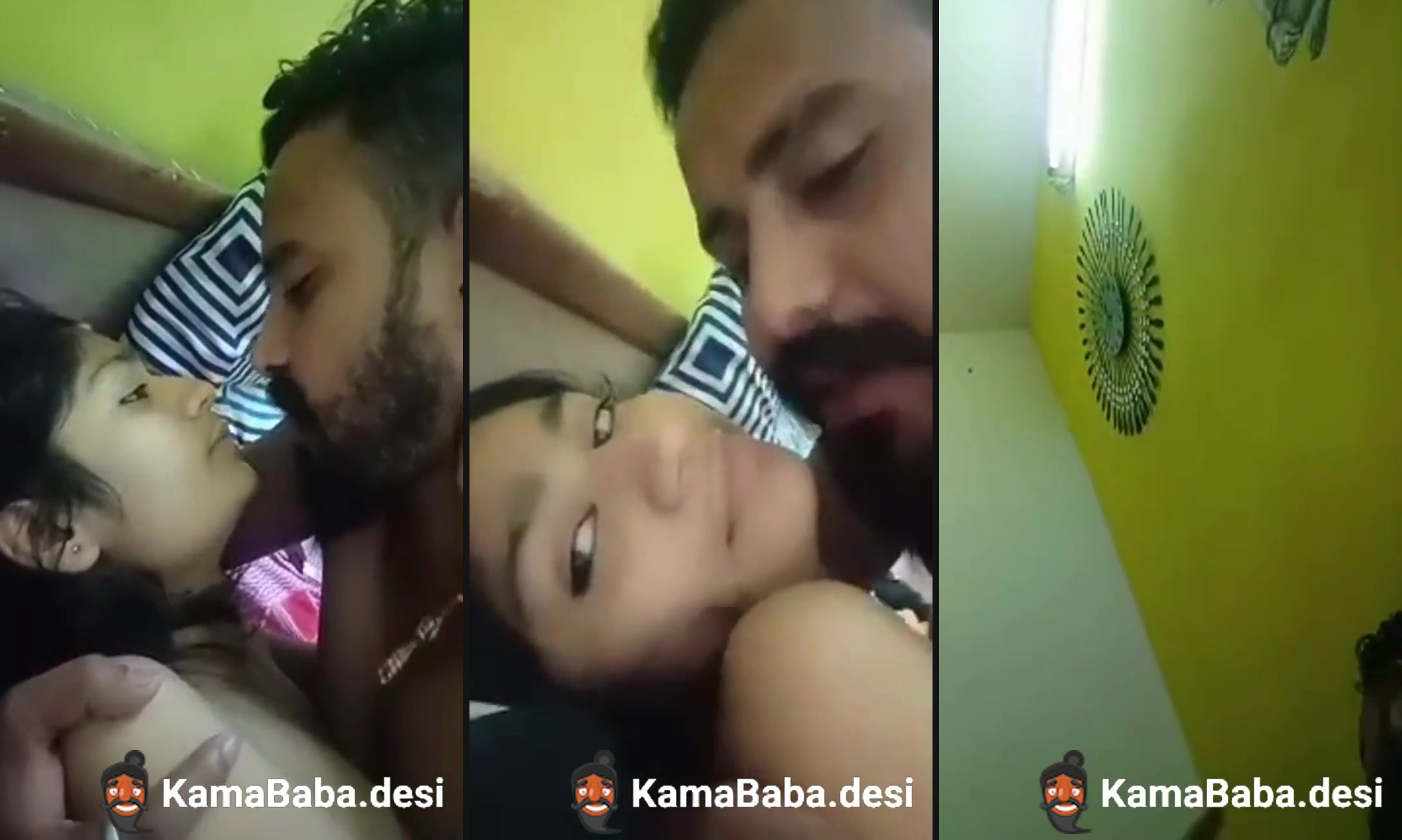 Big guy enjoys romantic sex with his cute GF - Free Online