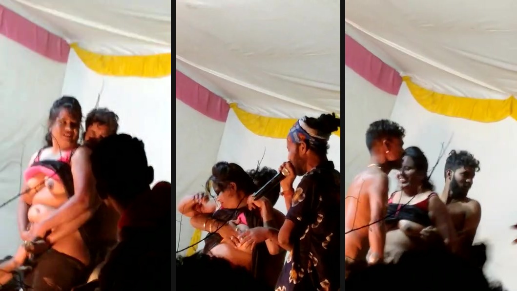 Bihari Natukatti Nude public sex | Live video of Bihari Natukatti Nude public sex is today’s highlight in sinhalahub. The video features the uncensored form of local nude dance performed during festivals. - HD Video