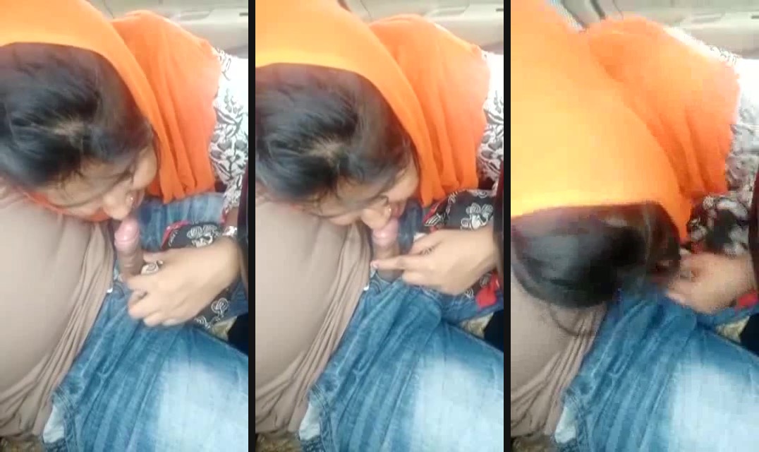 Blowjob inside car with desi GF and she asks to stop it | Hot Blowjob inside car with desi GF and she asks to stop making the video. The guy takes the mobile in hand without making her concerned.