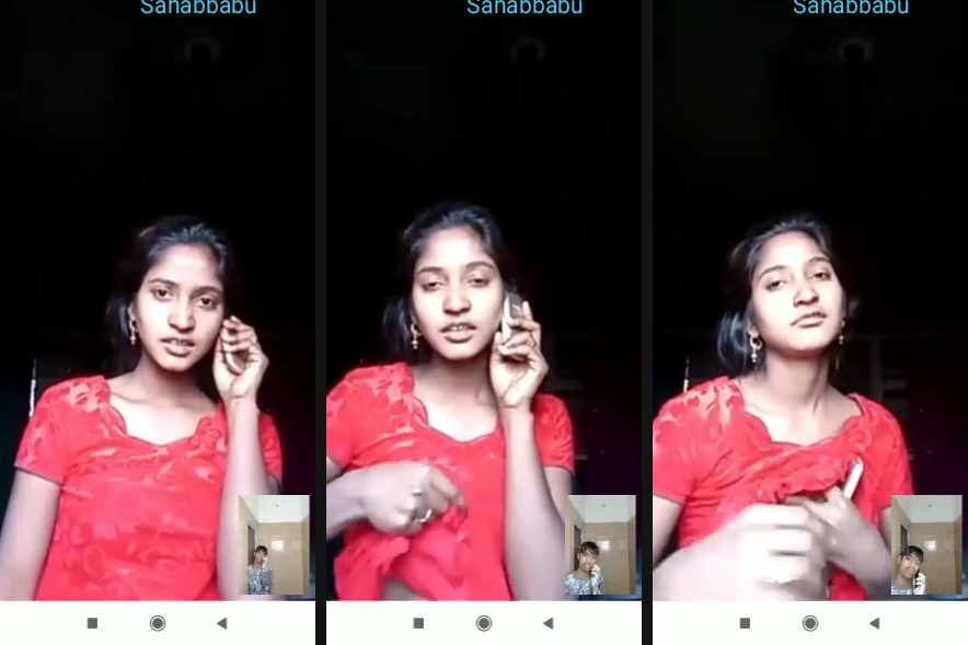 Cute desi GF showing boobs on video call | Video of Cute desi GF showing boobs on video call is here. She seems nervous to expose her nudity online for her BF.