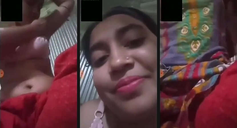 Daihari village aunty naked video call with lover | Daihari village aunty enjoying a hot naked call is today’s special in sinhalahub. On the video call; this hot figure Daihari aunty from Bangladesh lifts her top and bra to give an amazing show.