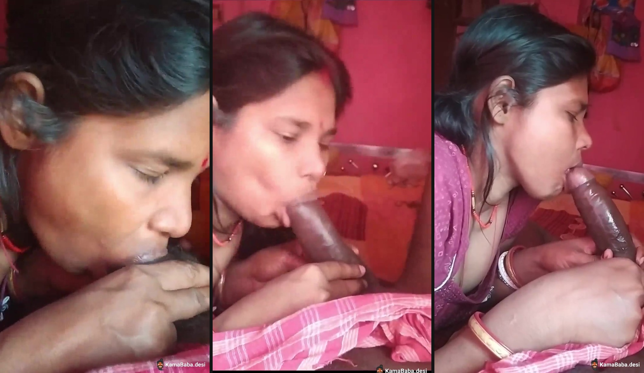 Desi Bengali lady sucks a dick and gets fuck in Bangla sex