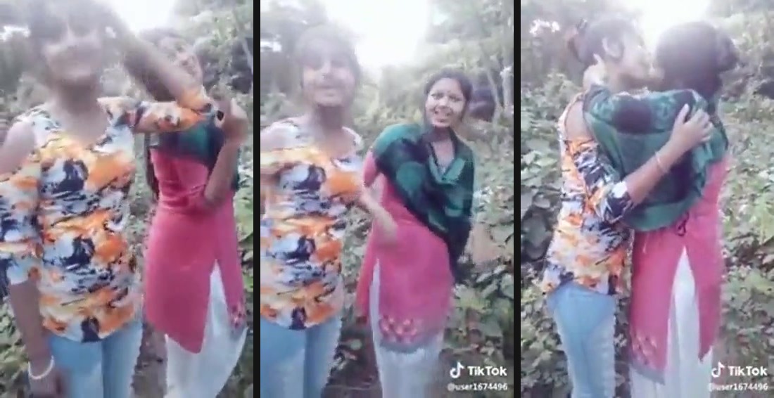 Desi Lesbian kiss for TikTok fame | Video of Desi Lesbian kiss for TikTok fame leaked in sinhalahub porn videos. This hot sexy footage features a hot figured Desi Lesbian pair giving a show of their lesbian love for each other just to get TikTok likes.