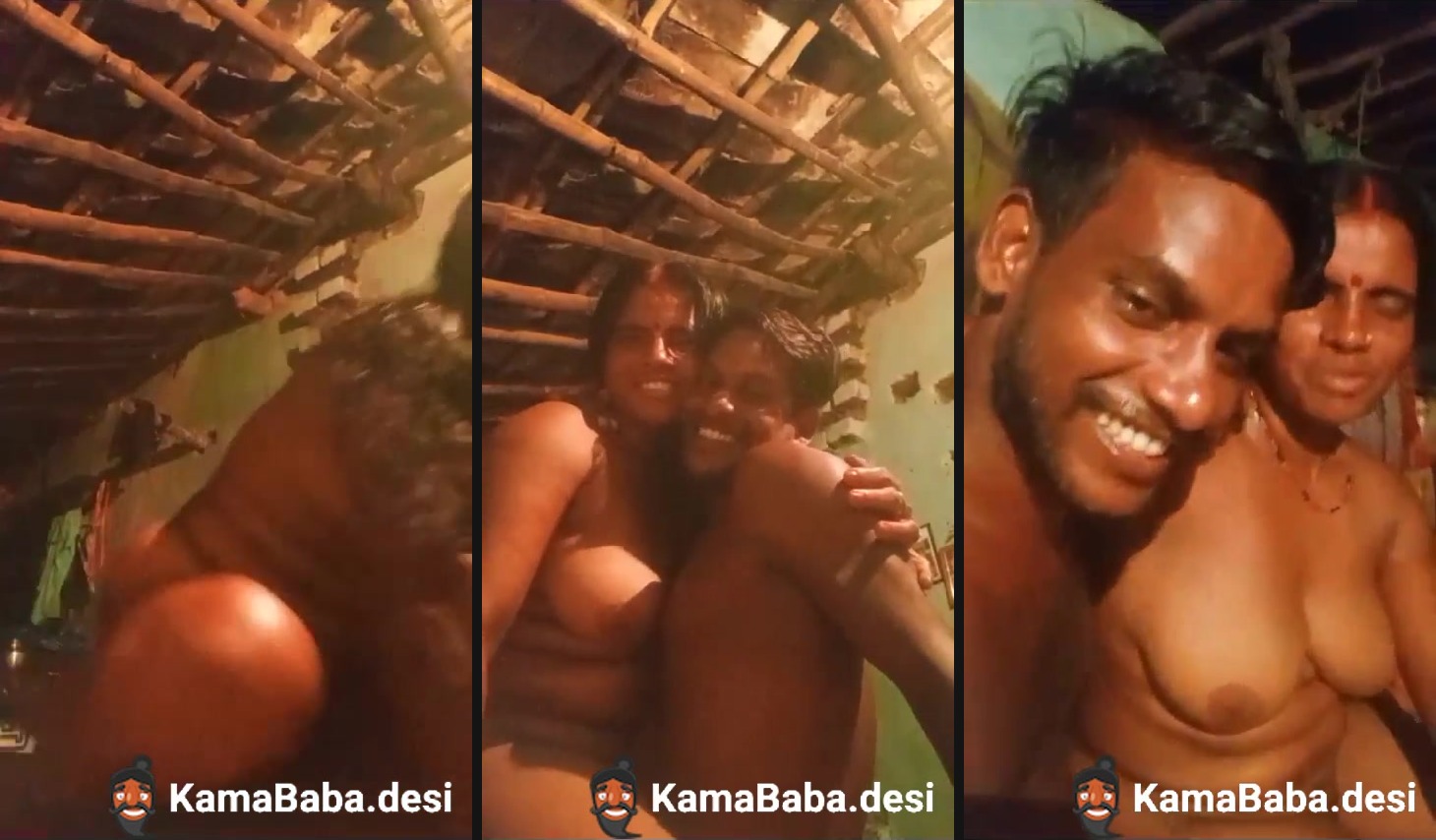 Desi MMS of a village lady riding on her husband's dick
