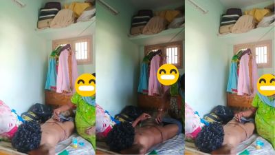 Desi stepmom gives a handjob to her perverted stepson - SL Leaked