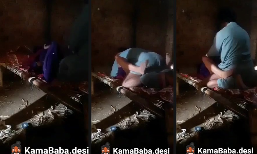 Desi xxx chudai of a dehati couple in a barn