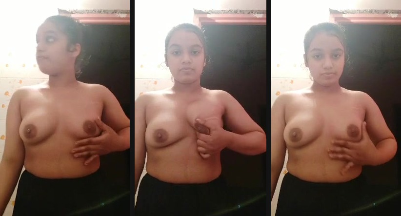 Firm boobed Indian nagna video | A hot video of Firm boobed Indian beauty giving a nagna show to remember. Standing topless in front of the camera; she exposes her lovely firm topless figure that could make your lund stand up for sure.
