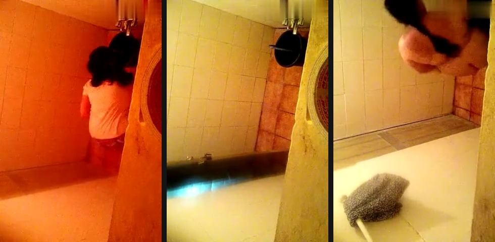 Girl spying on her stepmom having nude bath | Video of a desi Girl spying on her stepmom in the bathroom is here. She sets up the camera inside her bathroom to get visuals of her stepmom captured.