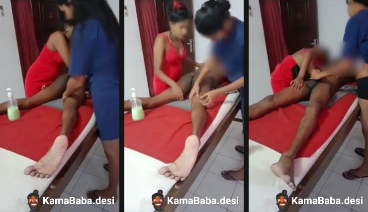 Guy enjoys Indian massage sex with two young masseuses - HD Video