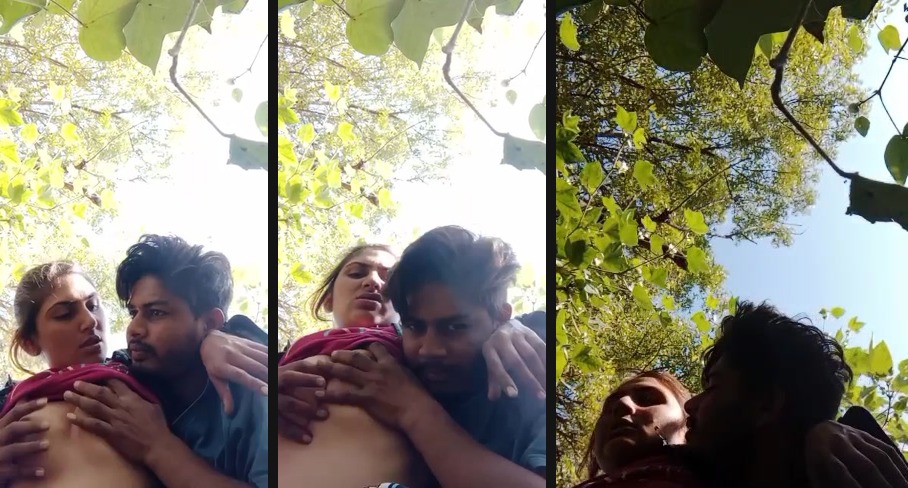 Hard boob press and fondling video of dehati lovers | Exotic Hard boob press and fondling video of dehati desi lovers are here. The guy presses the boobs of this cute-looking beautiful dehati beauty as if no tomorrow. - SL Leaked