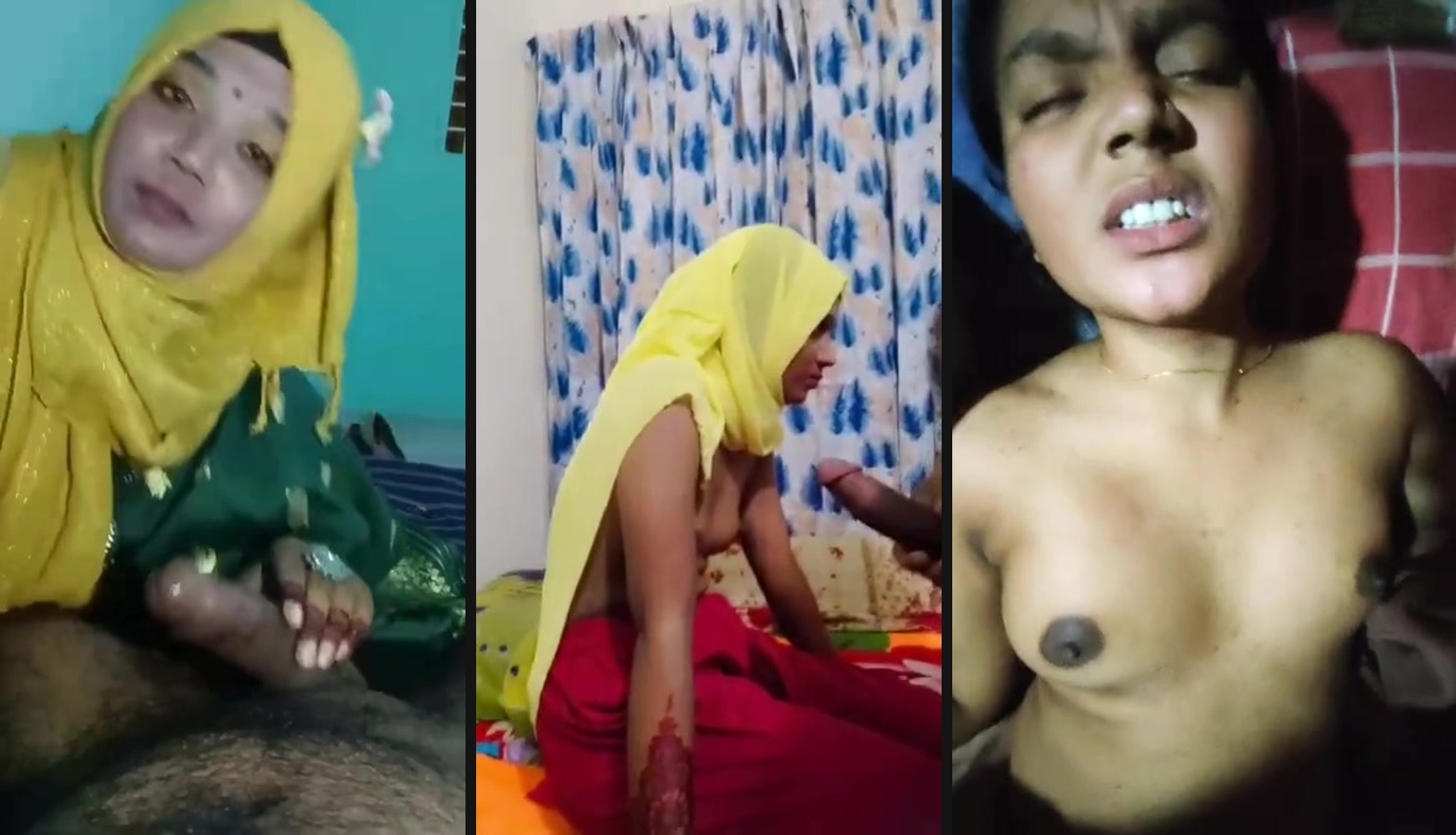 Hijabi girl enjoys her desi chudai after an erotic blowjob
