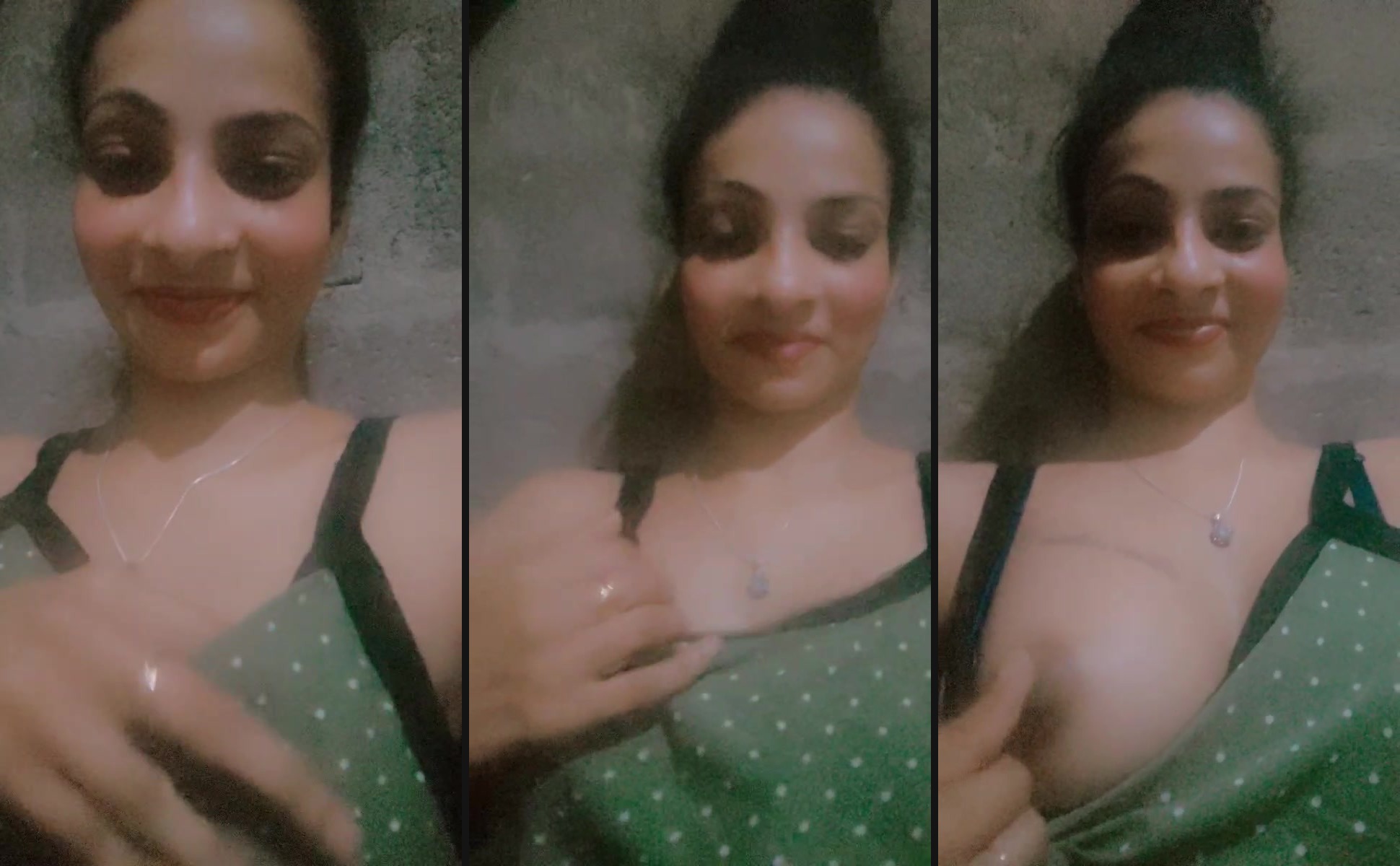 Hot Delhi milf exposes her sexy boobs to her lover