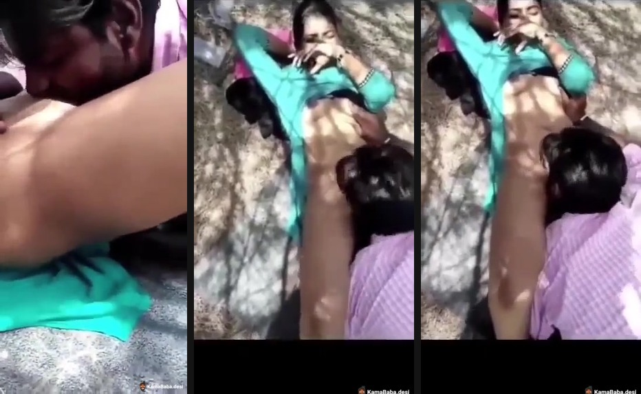 Hot xxx video of a desi couple fucking outdoors