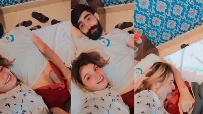 Kashmiri guy records his GF's blow job MMS
