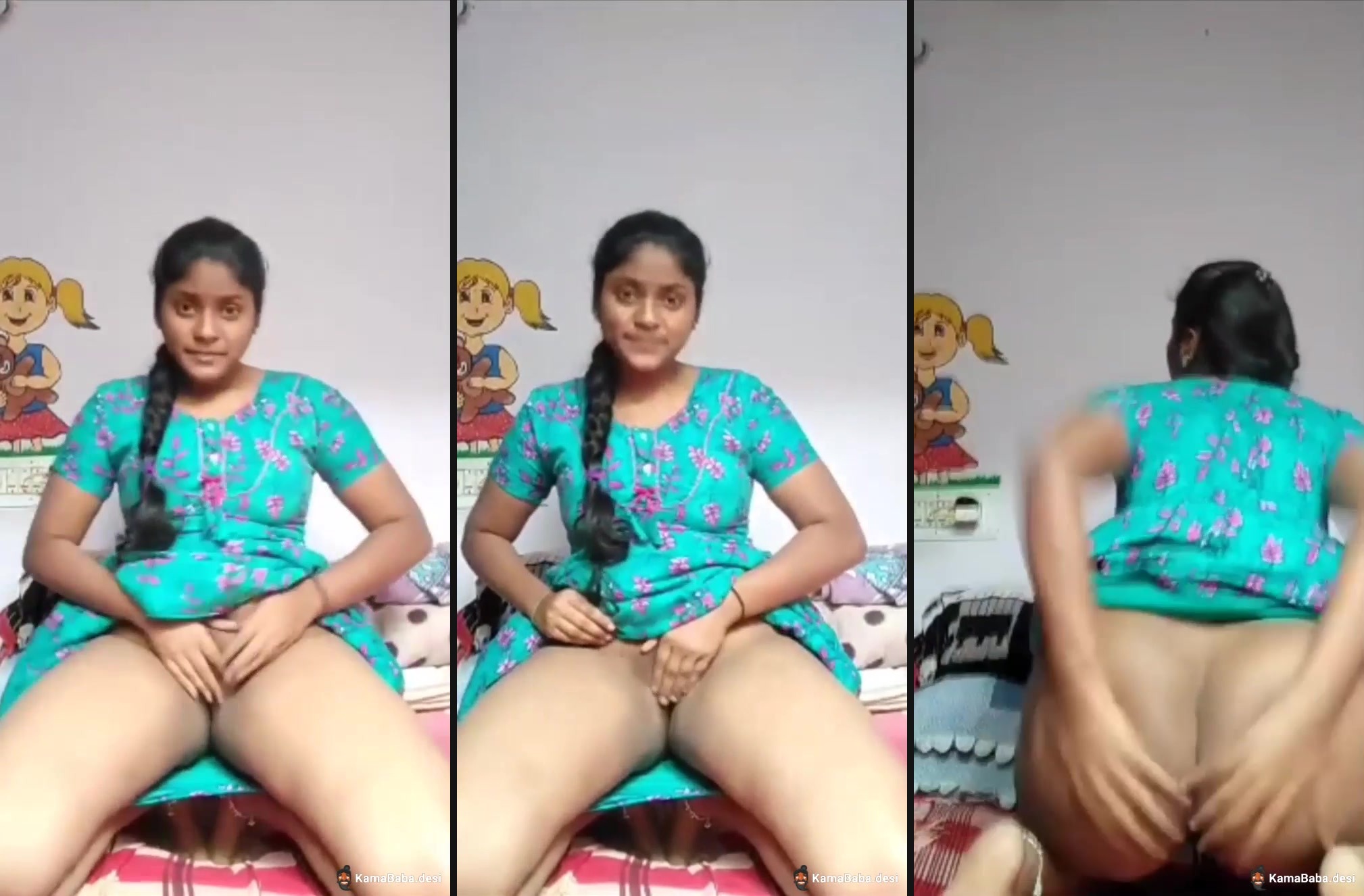 Kerala girl shows her hairy pussy and big ass in xxx MMS - Watch Free