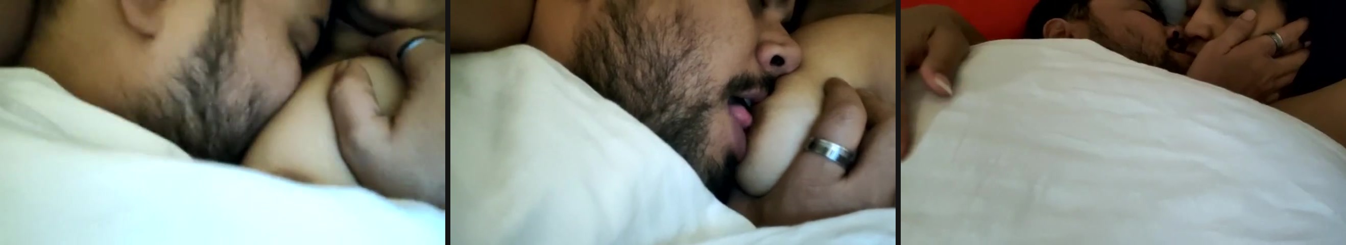 Licking and tickling boobs of beautiful GF | India: Watch hot video of Licking and tickling boobs of beautiful GF in sinhalahub. A lovely romantic sexy video exposing foreplay session of a beautiful Indian lover couple is leaked online.