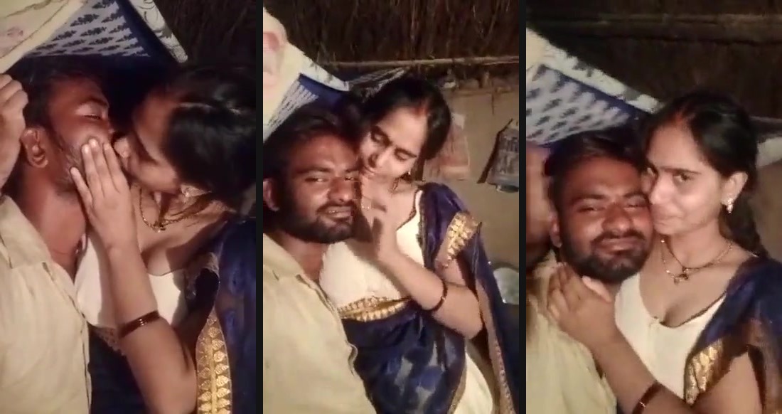 MP village lady romance with lover | Enjoy MP village lady romance with lover video. A non nude hot romantic sexy video featuring a local lover couple from a village in Madhya Pradesh enjoying foreplay fun with kissing and groping.