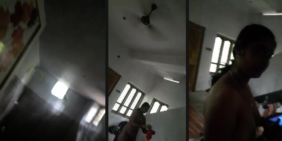 Mallu aunty captured nude - Kerala Sexy Videos | Kerala sexy videos featuring a Mallu aunty nude is here. This guy uses his mobile to spy on this hot figured Mallu beauty as she was dressing up after sex.