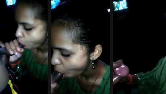 Malur randi sucking black cock of client | Karnataka: Sexy Malur randi sucking black hard cock of her client is shared online. Holding the black hot cock with her hand; she sucks it up and down the shaft.