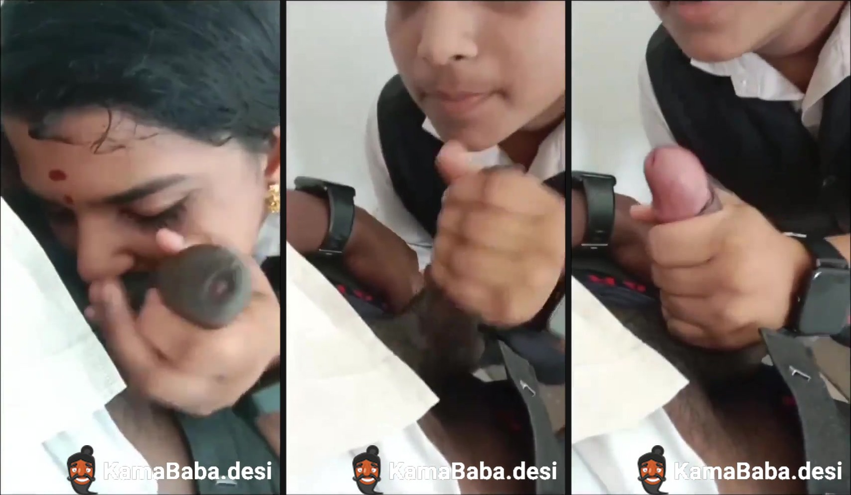 Marathi college girl gives a desi blowjob to her lover