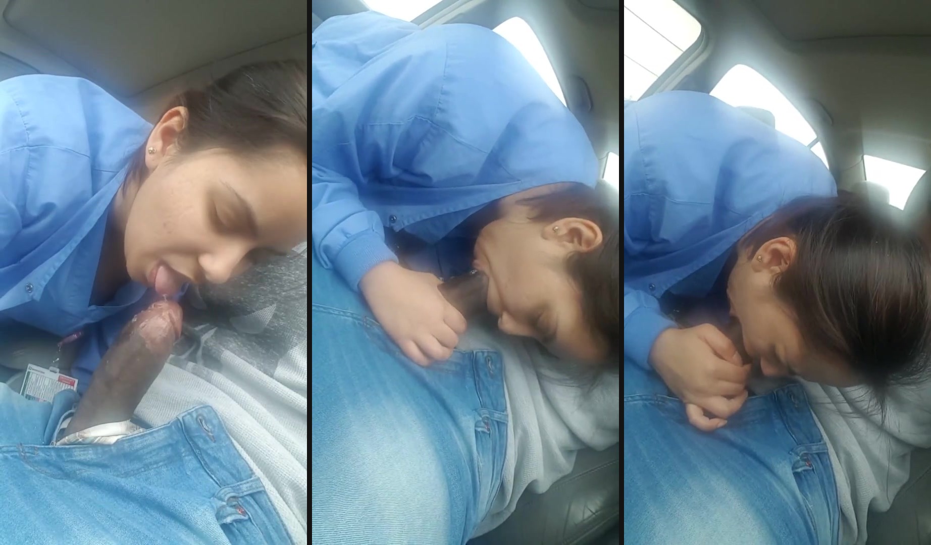 NRI cock sucking in car | Video of NRI cock sucking in car is leaked in sinhalahub. The video features this NRI beauty sucking lund of her videsi black guy in the privacy of a car.