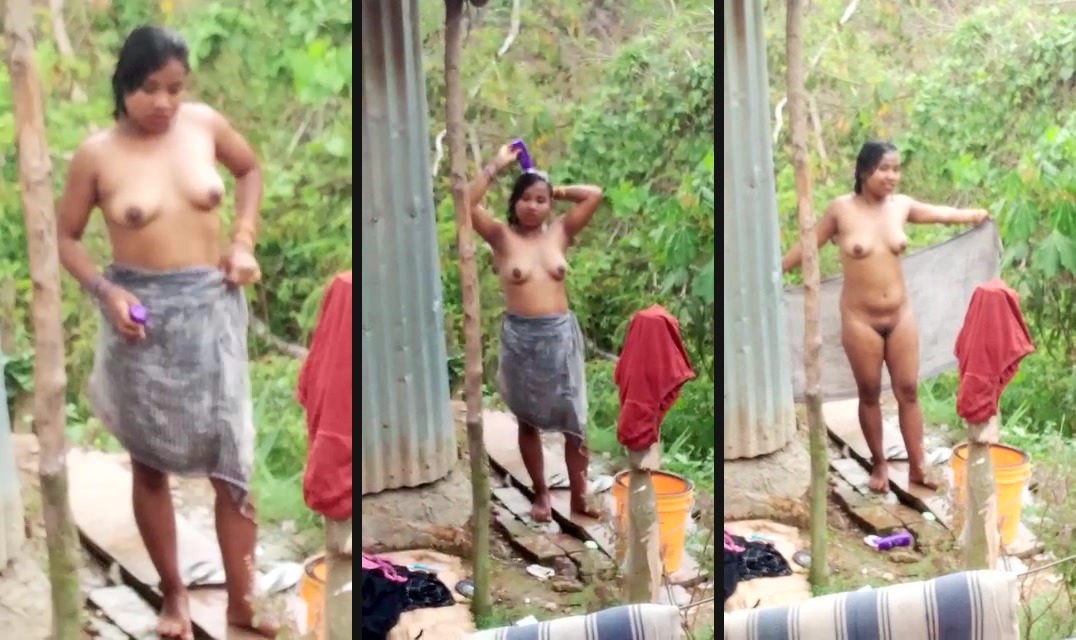 Naughty Bangla wife exposing for truck driver | Download video of Naughty Bangla wife exposing for truck driver. The truck was parked outside her house and the driver was filming this lady bathing outdoor near her house.