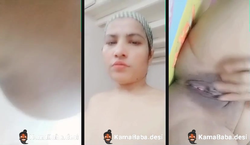 Nude desi lady records her bathroom MMS for her lover