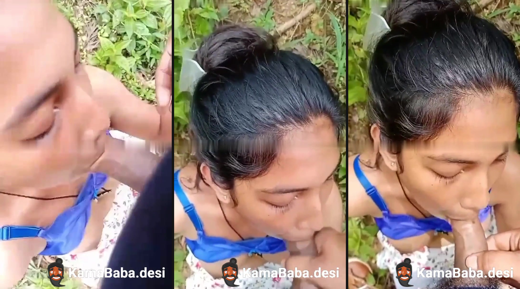 Outdoor HD desi porn of a sexy girl fucking in bushes