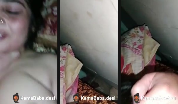 Pakistani busty lady enjoys her shohar's dick in sex MMS - Full HD Video