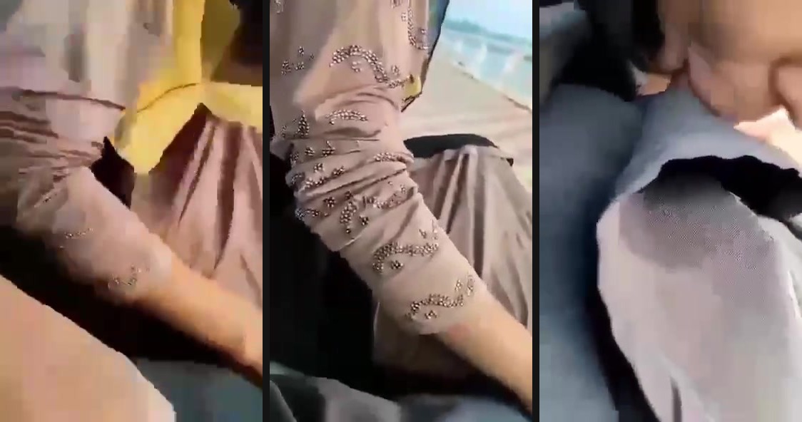 Pakistani sex MMS of a hijabi girl sucking a dick outdoors