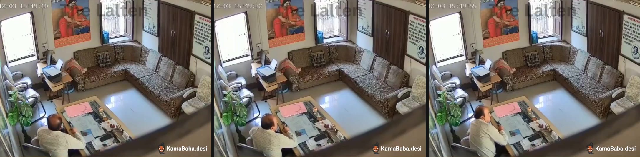Principal gets a blowjob in his cabin in Indian viral porn - HD Video