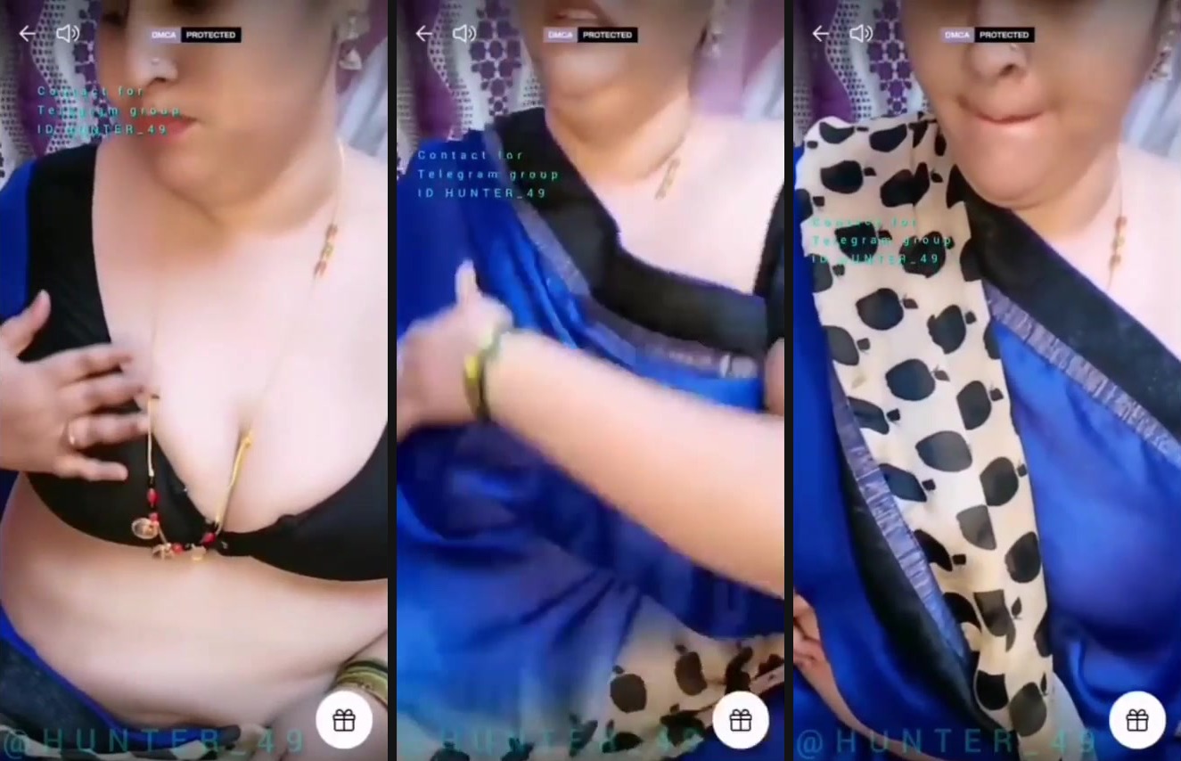 South Indian lady shows her nude desi boobs on camera - HD Video