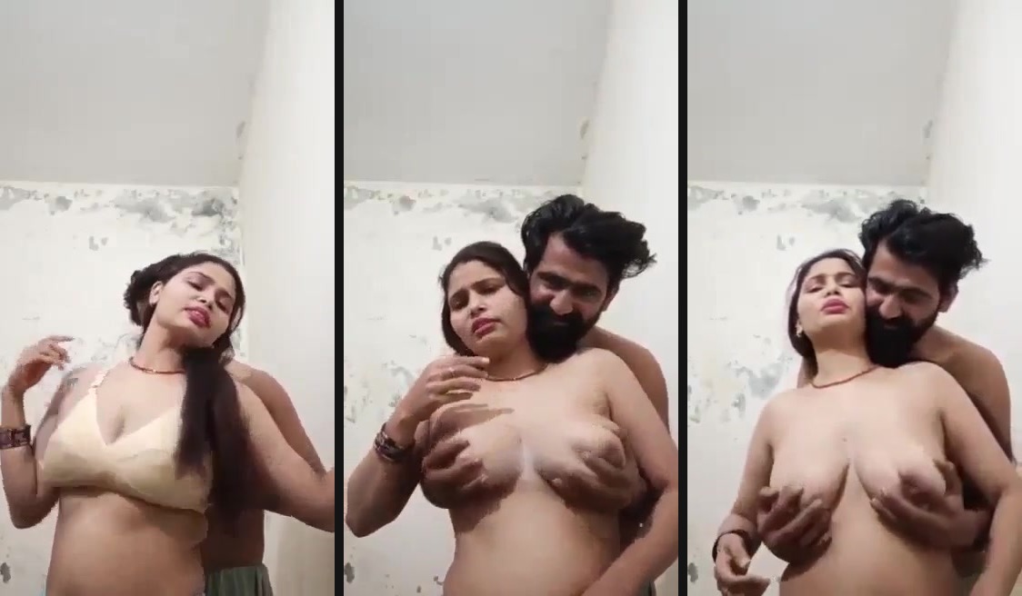 Standing strip and boob pressing video of beautiful bhabi | Enjoy the Standing strip and boob pressing video of beautiful bhabi. A hot big boobed bhabi is stripped and enjoyed by her devar in this video.