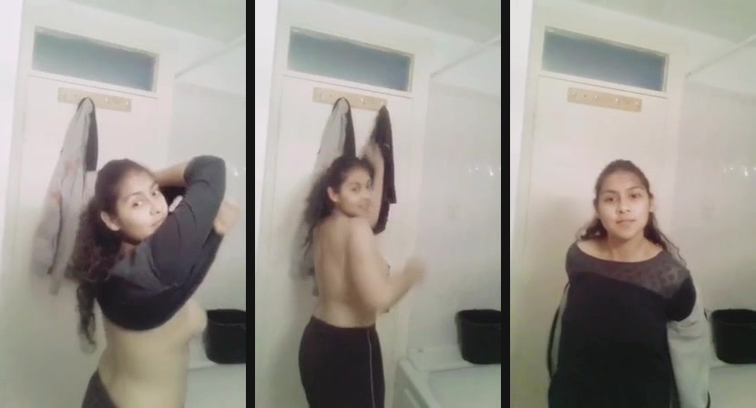 Stripchat desi college girl Anjali nude striptease | Stripchat desi college girl Anjali nude striptease video is today’s highlight. After setting up the mobile camera that her parents bought for her; she enters the bathroom.