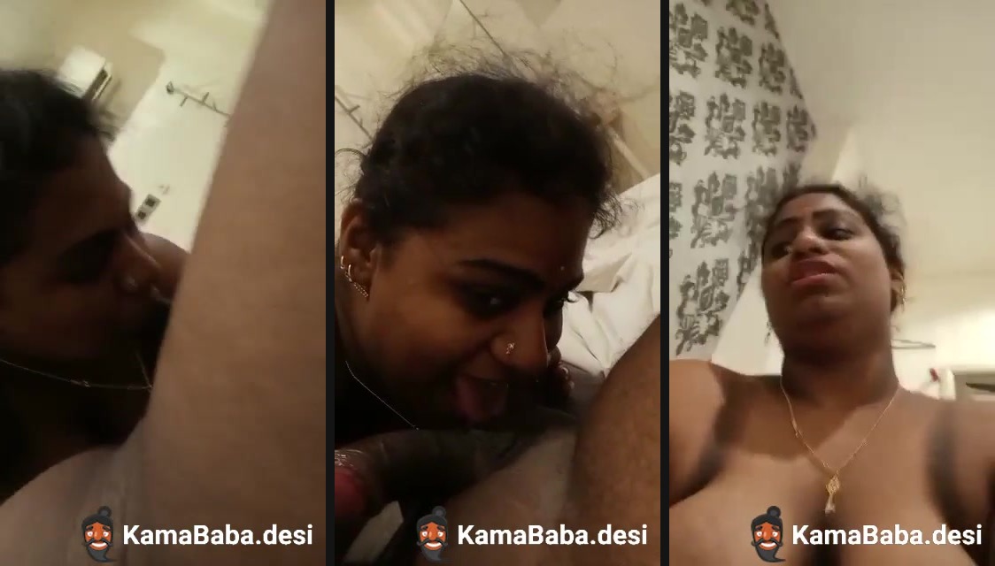 Sucking a dick before getting fucked in the Telugu sex video