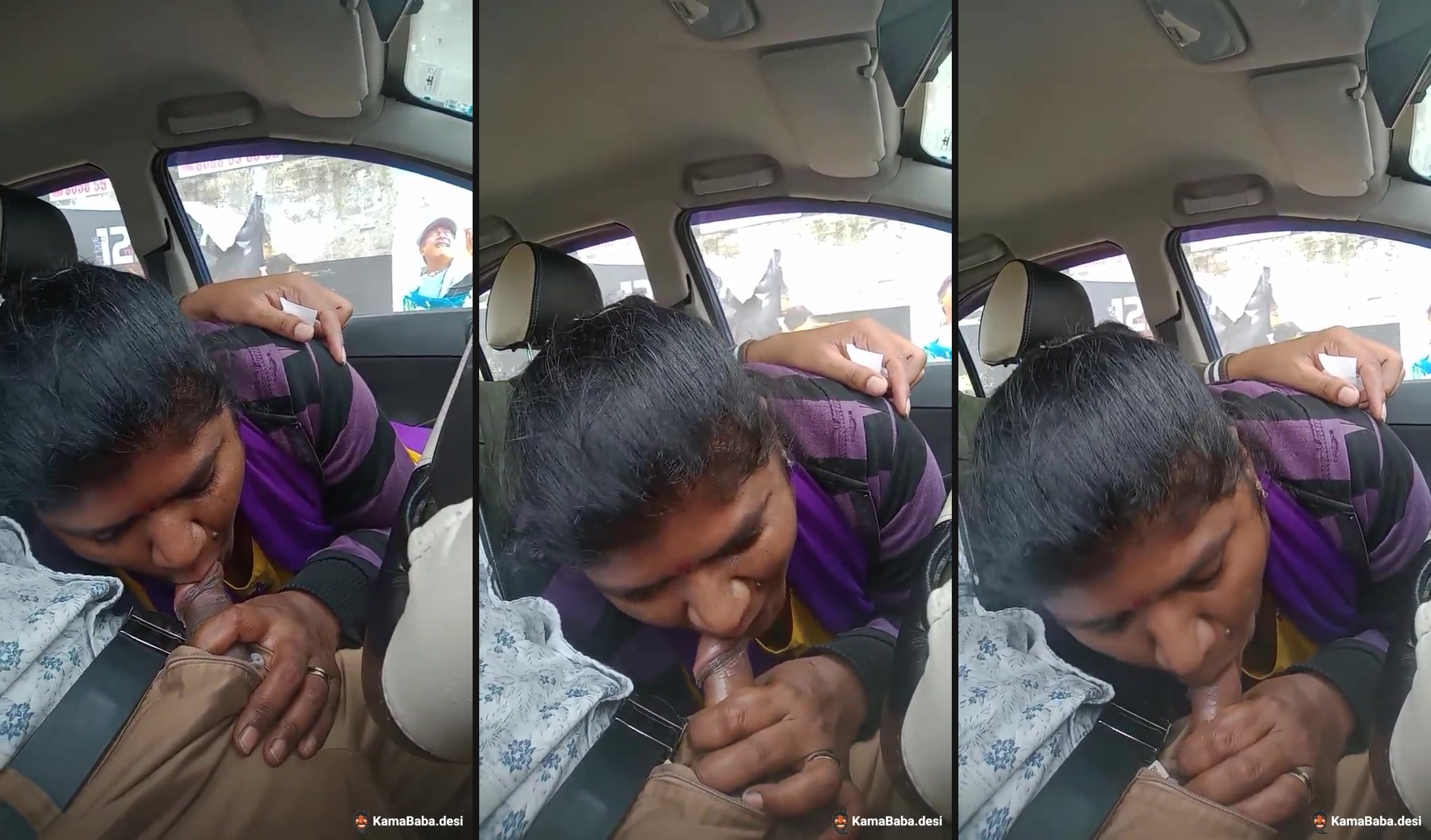 Tamil bf of a lady sucking her husband's dick in the car