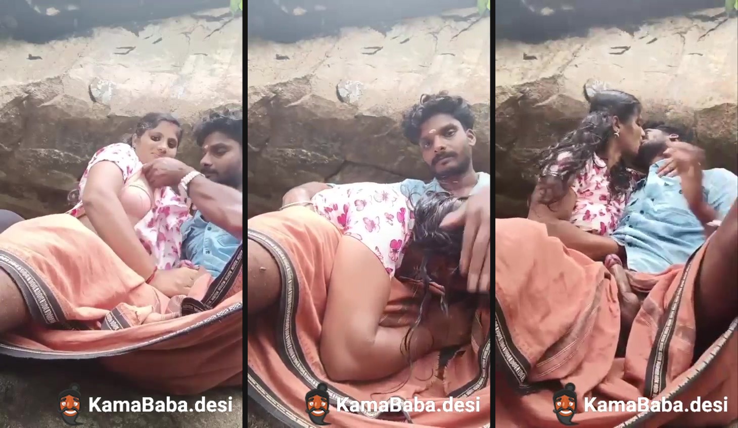 Tamil outdoor sex of a girl sucking lover's dick