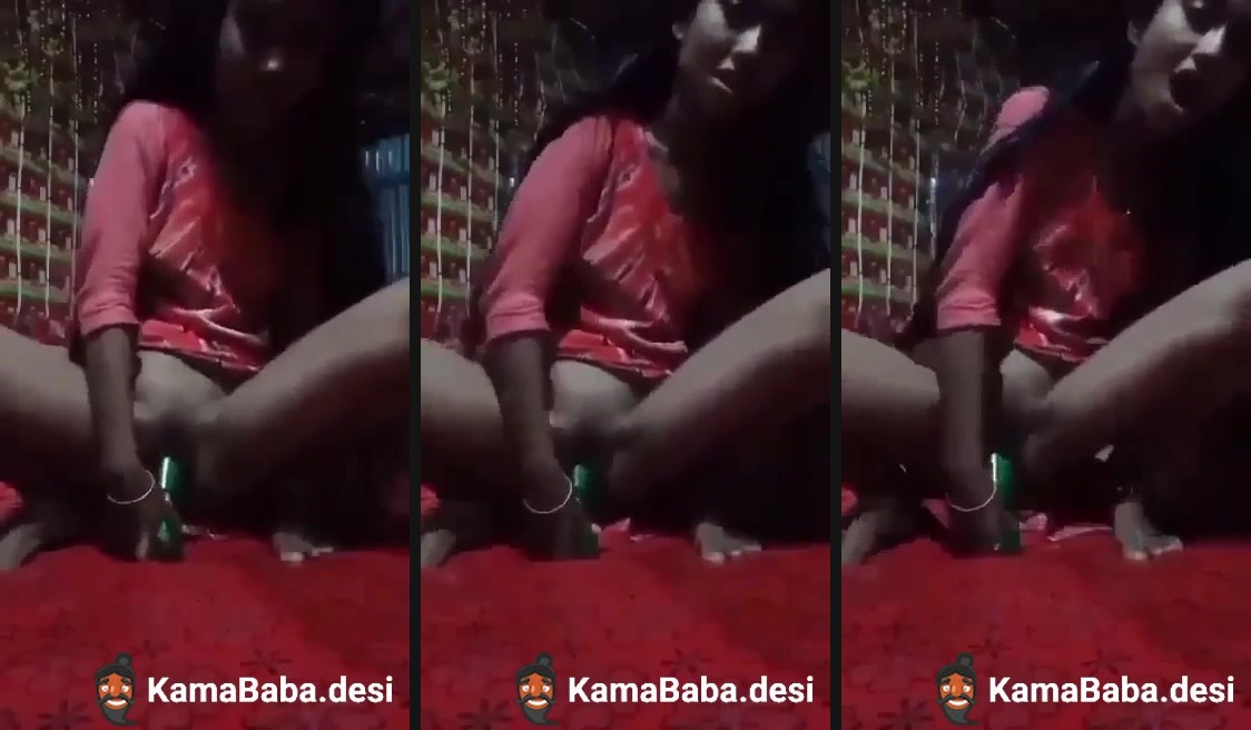Tamil porn of an 18-year-old girl fucking with a bottle - Watch Online Free