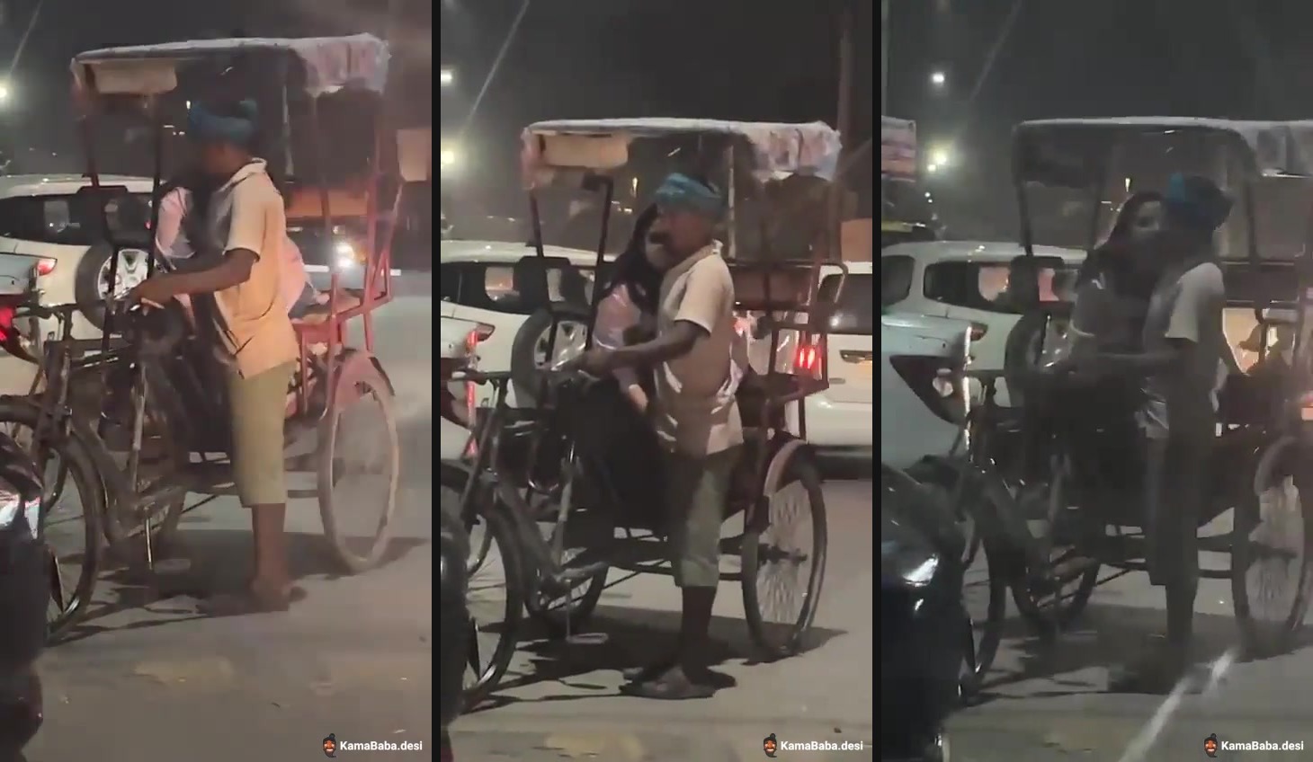 Tamil sex of a Chennai girl pressing rickshaw guy's dick