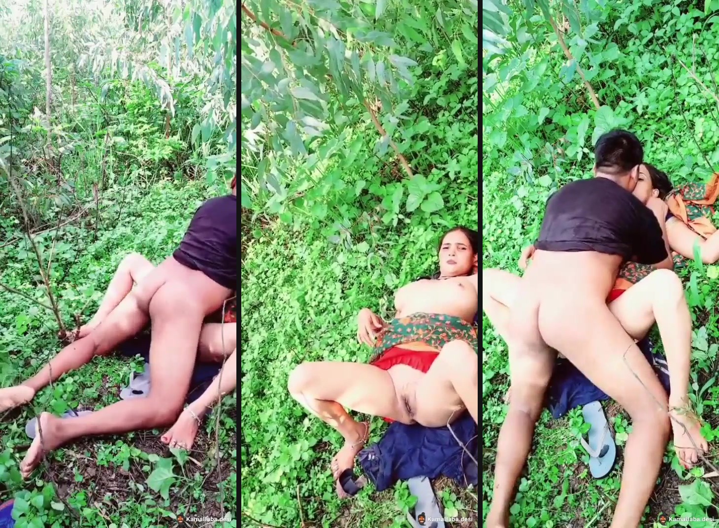 Village guy's Indian outdoor sex with his buttery Bhabhi