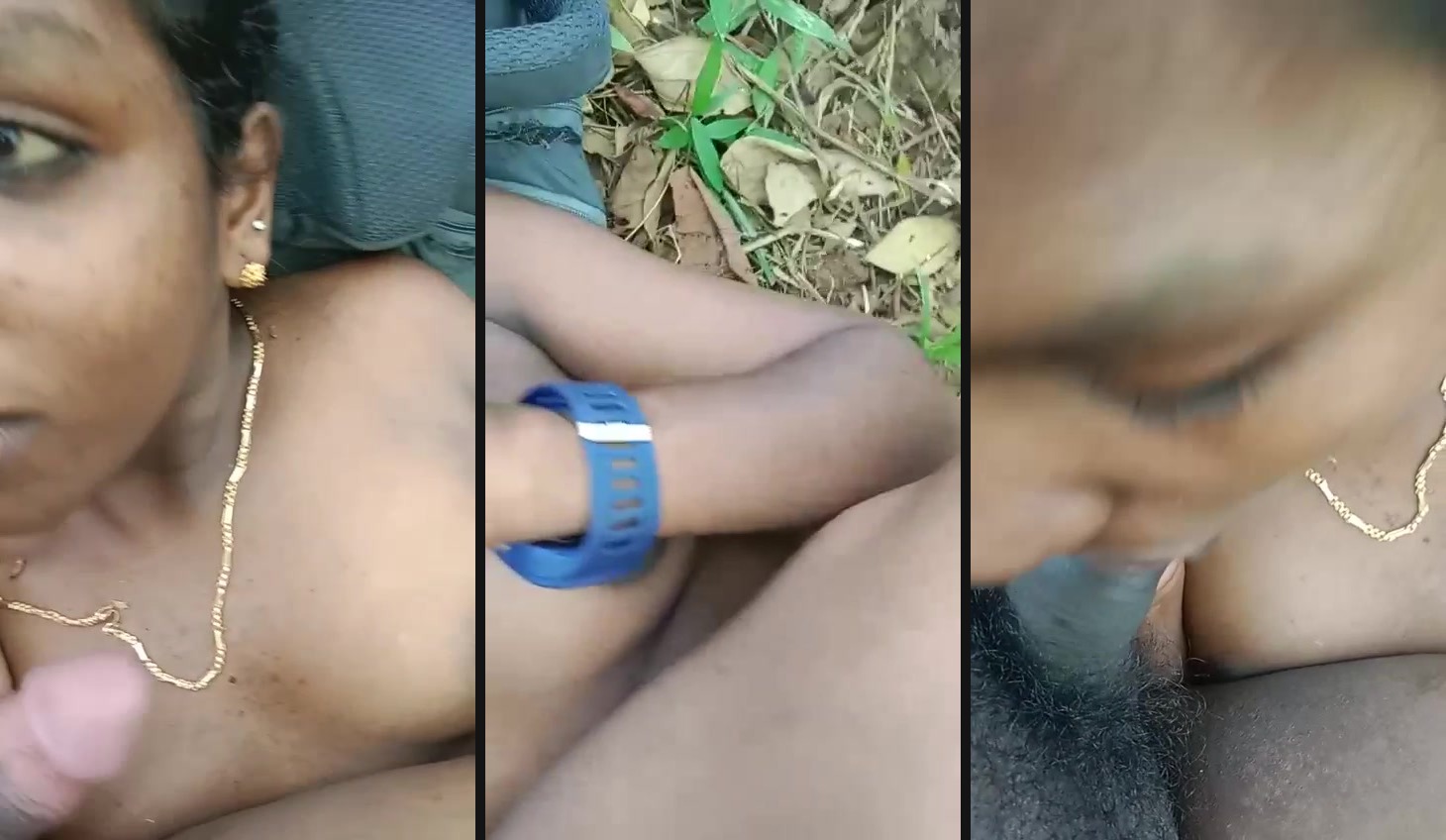 Wayanad girl sucks lover's dick outdoors in the Kerala sex - XXX Clip